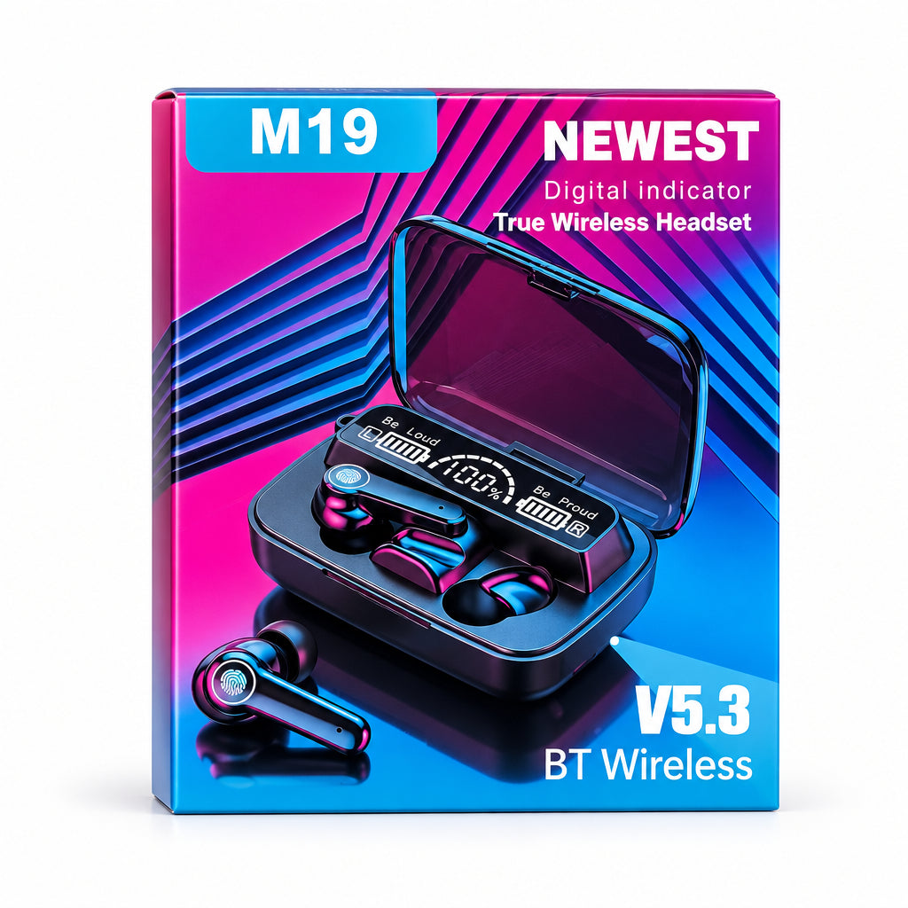 Audífonos Inalámbricos M19 TWS