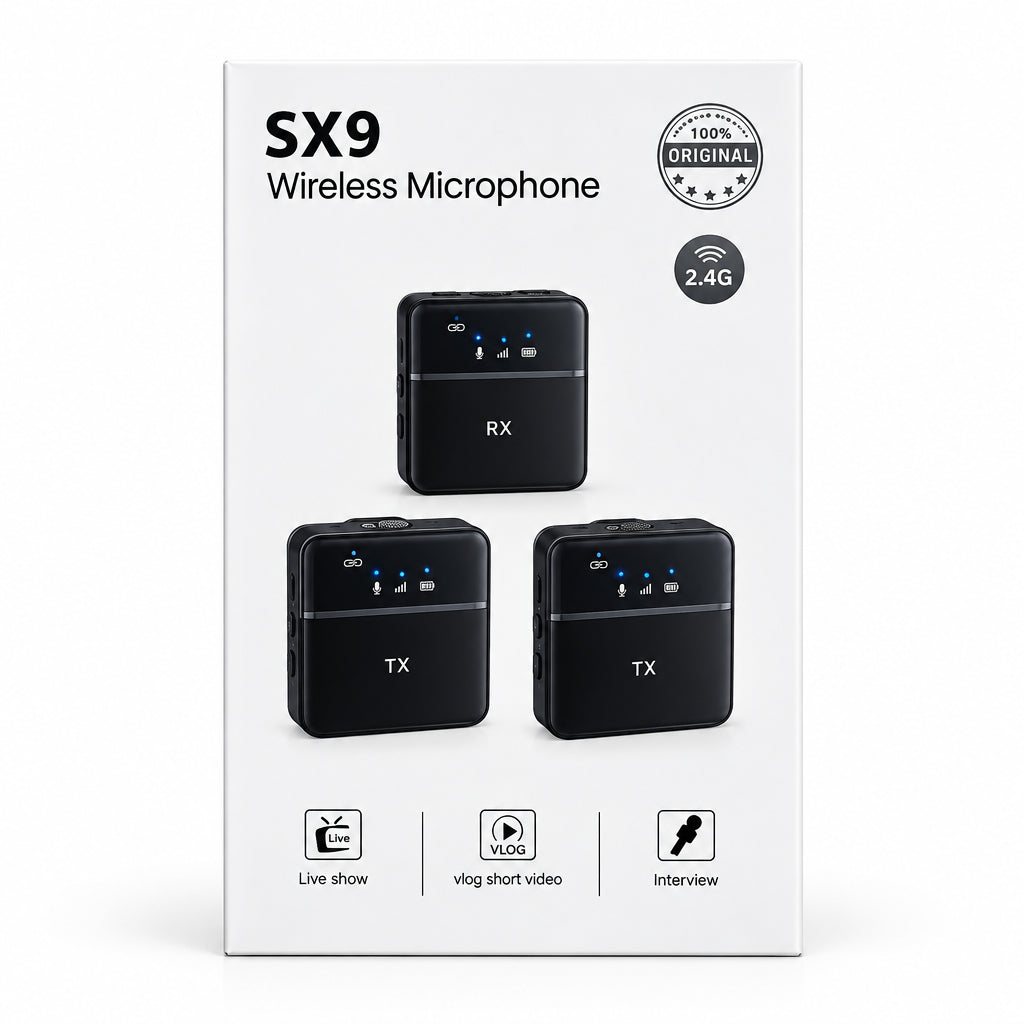  Micrófonos Inalámbricos SX9