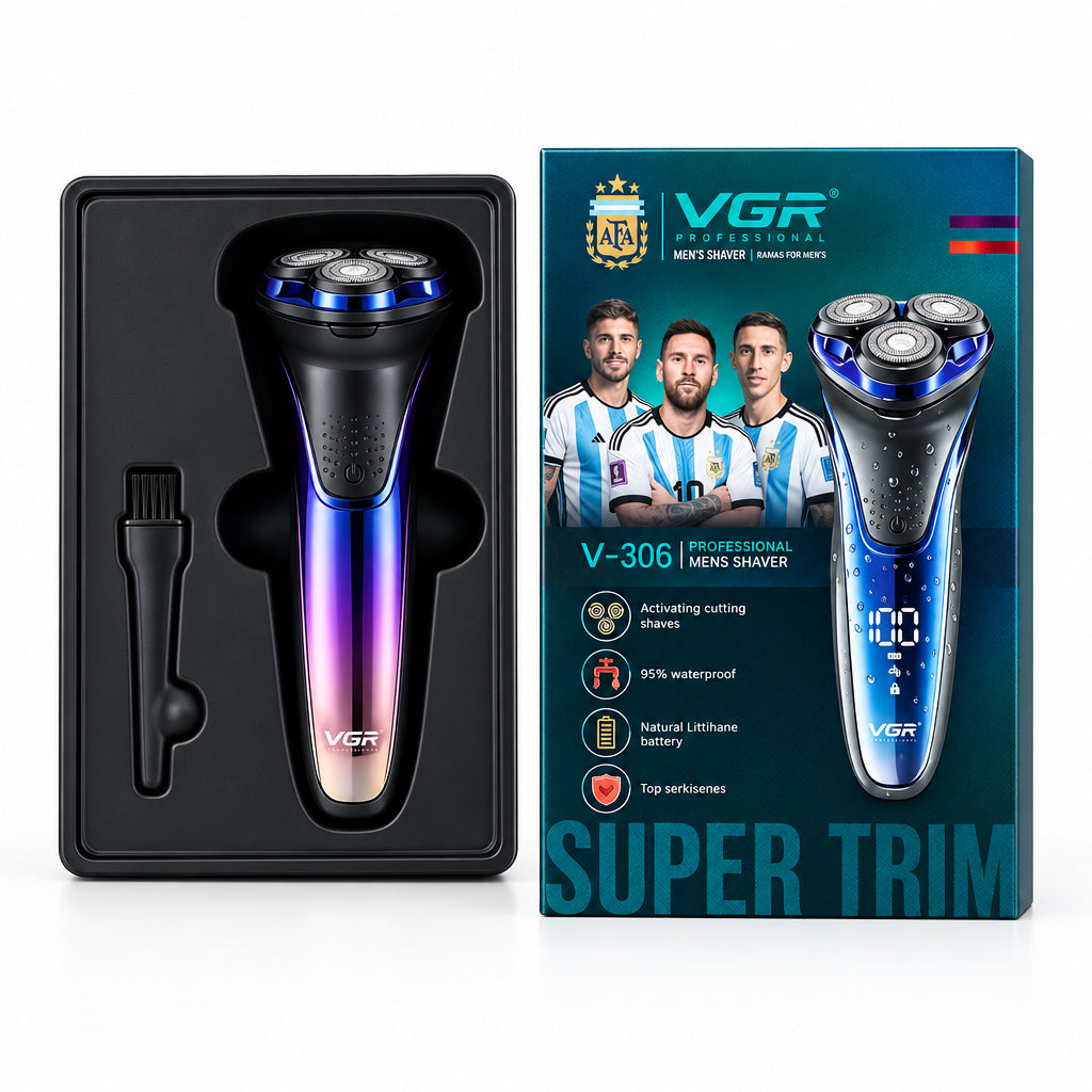 Afeitadora / Barbera Eléctrica Rotativa VGR V-306