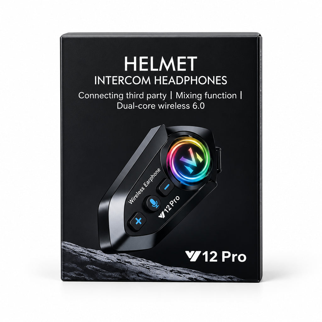 Intercomunicador para Casco de Moto Helmet Y12 Pro