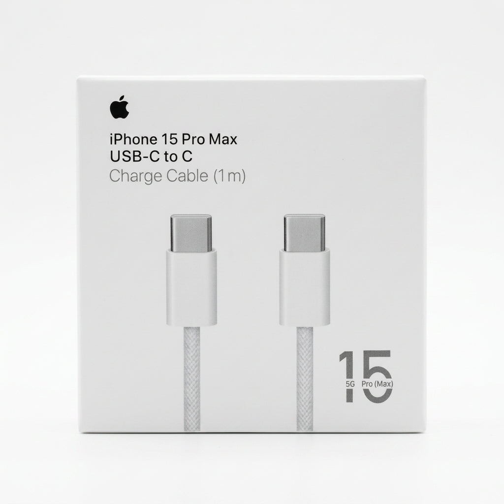 Cable de Carga y Datos USB-C a USB-C para iPhone 15 / 15 Pro Max