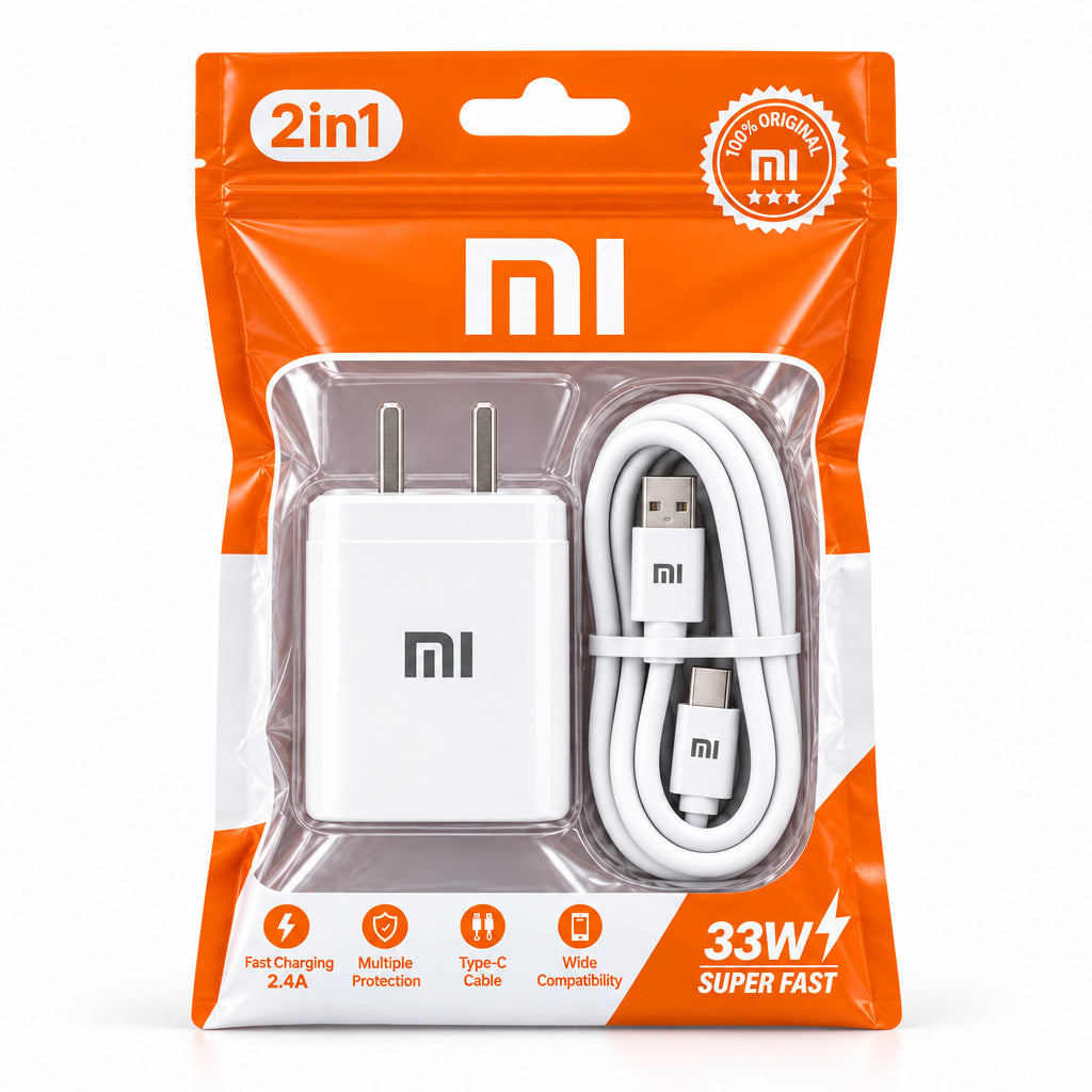 Cargador de Pared y Cable Tipo-C Xiaomi
