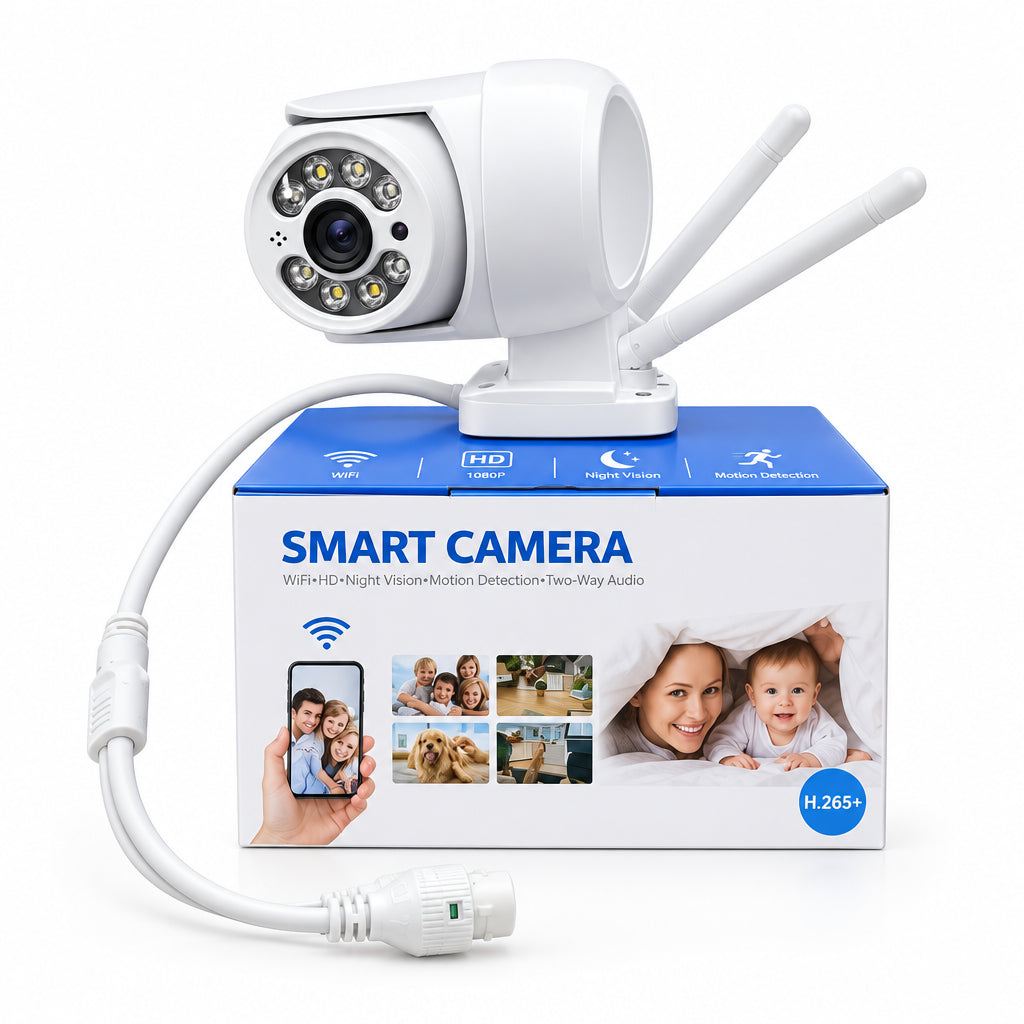 Cámara de Seguridad Inteligente PTZ WiFi (Smart Camera - Modelo ABT-6609)