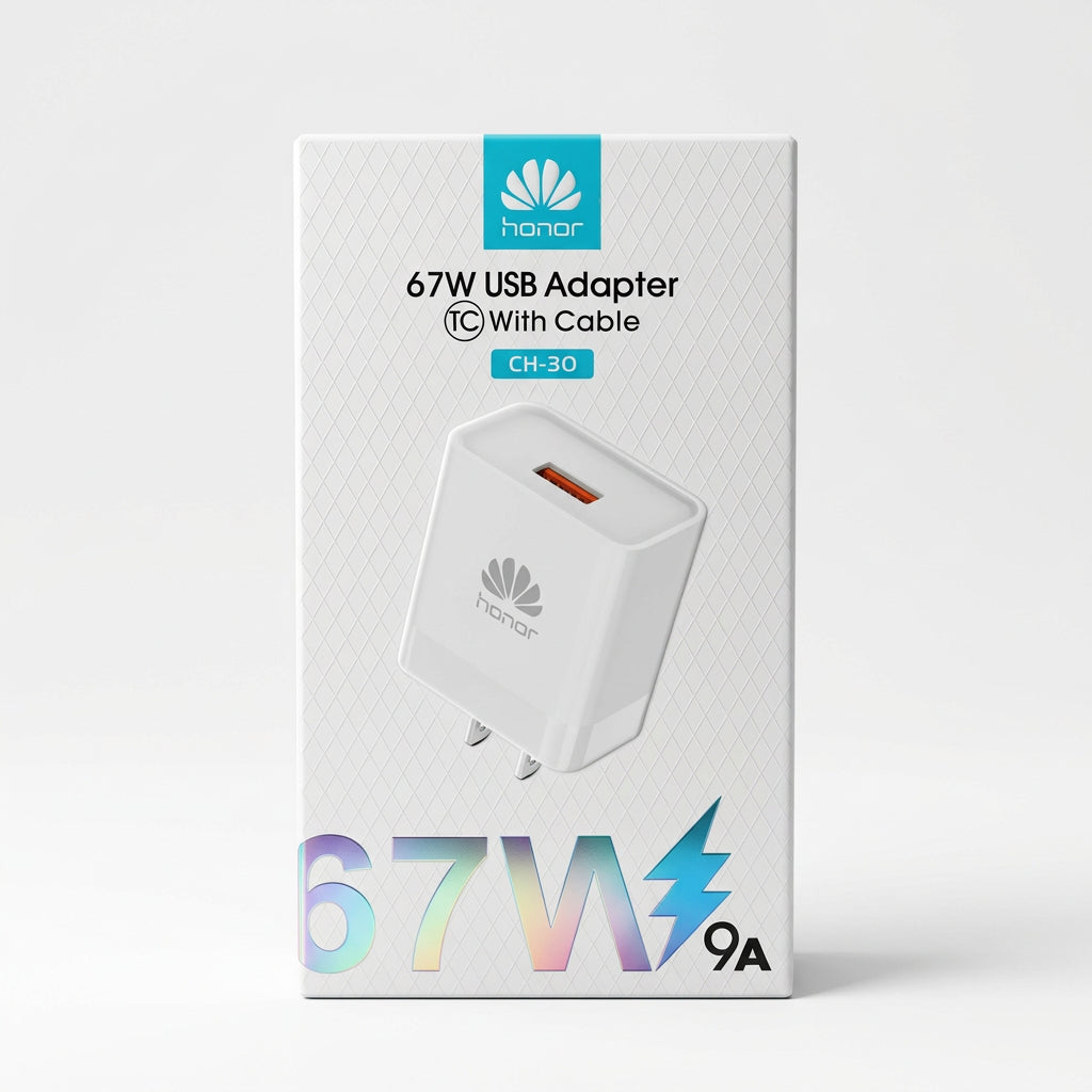 Cargador Honor 67W SuperCharge con Cable Tipo-C