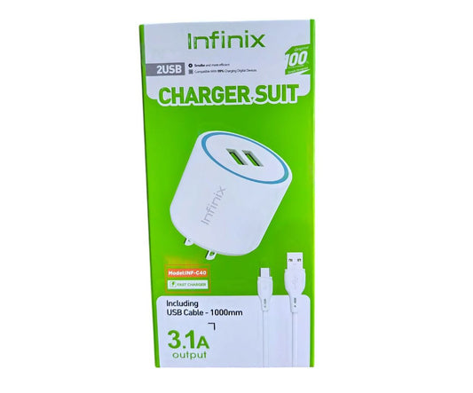Cargador Infinix Redondo V8