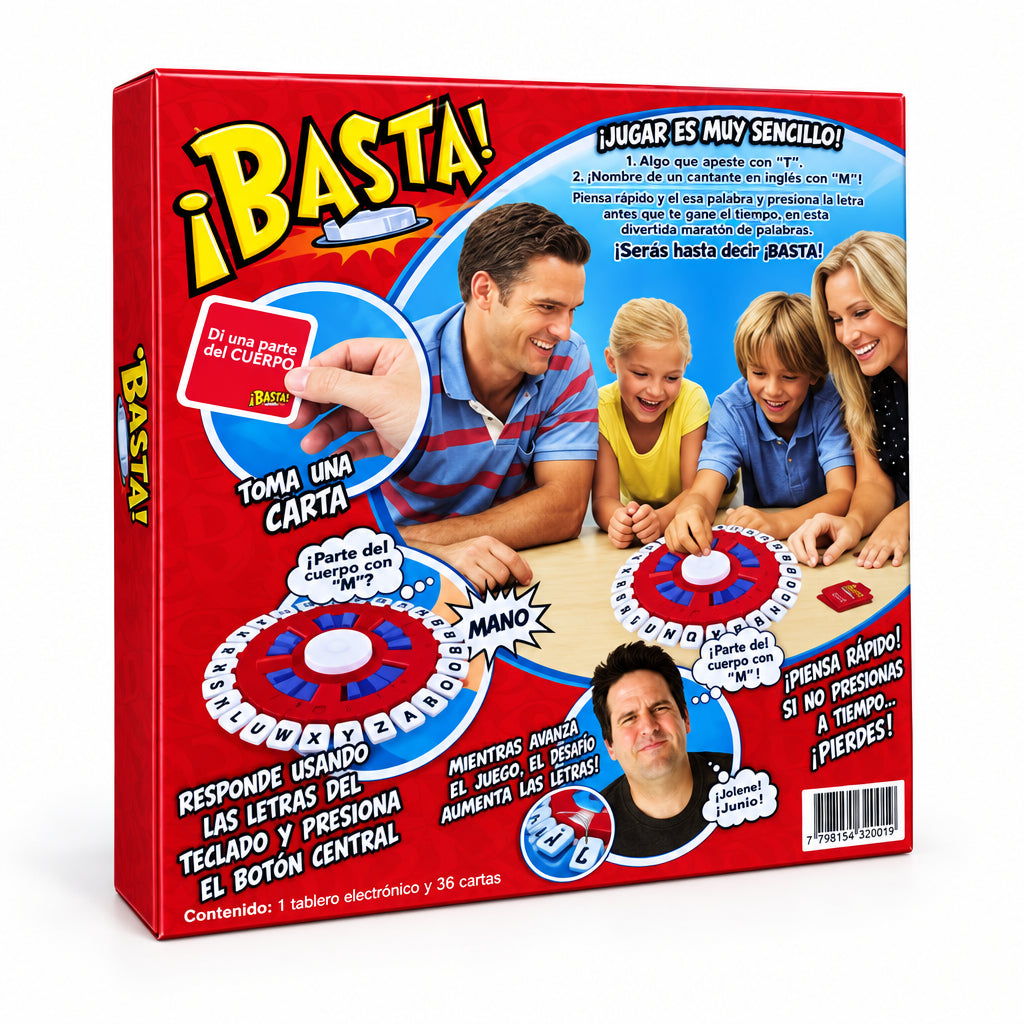 Juego de Mesa Electrónico ¡BASTA! (Modelo LSD190)