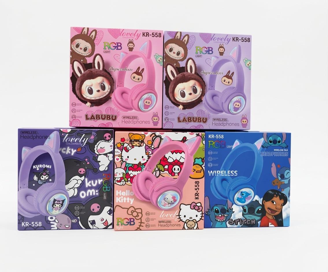 &nbsp;Audífonos / Diadema Inalámbrica Infantil KR-558