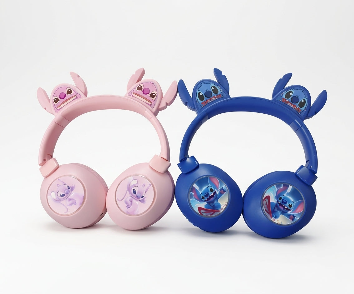 Audífonos / Diadema Inalámbrica de Stitch (Modelo MF-909)