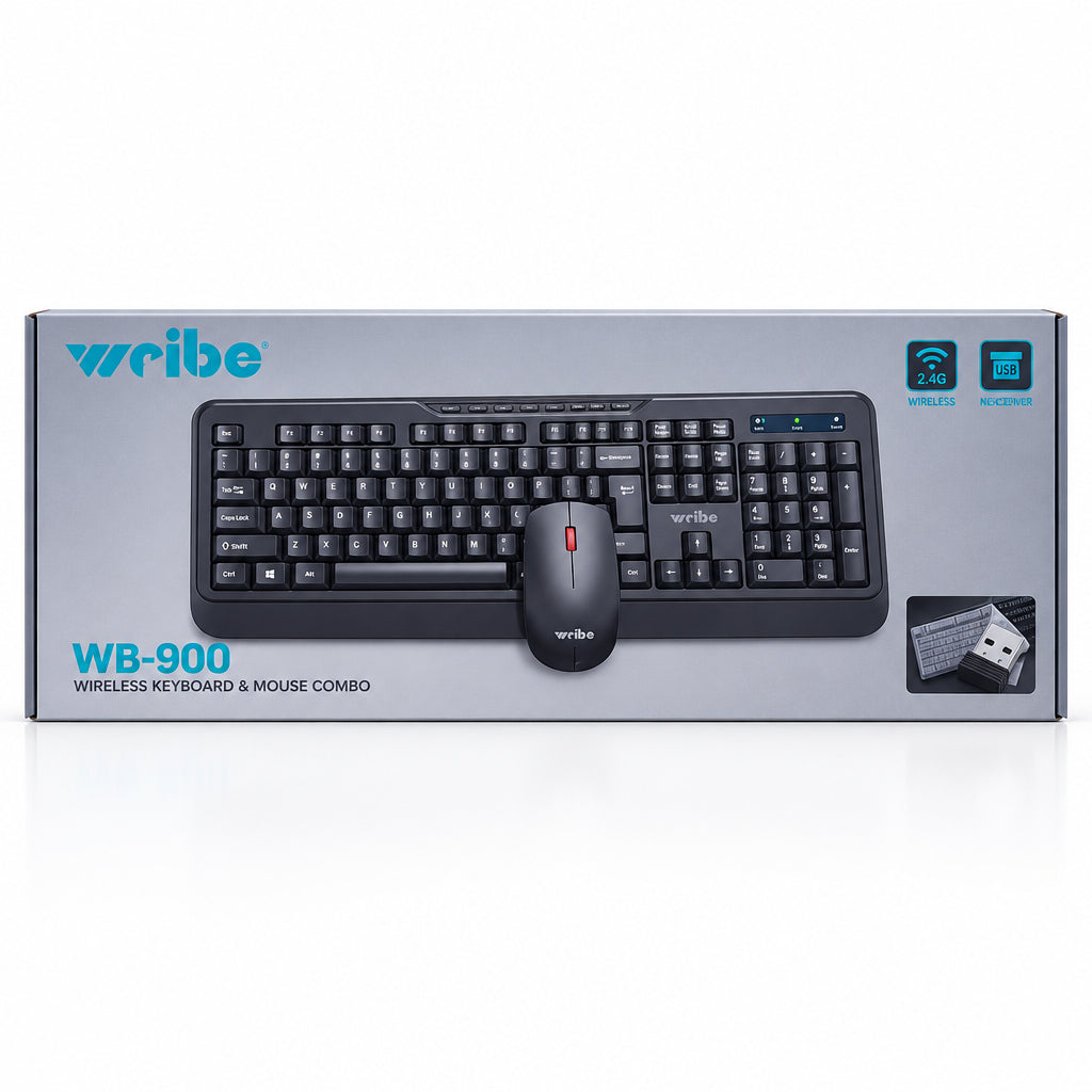 Combo Inalámbrico de Teclado + Mouse WEIBO WB-900