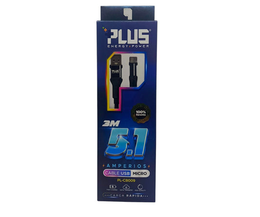 Cable +Plus PL-CB009 USB-V8 3M