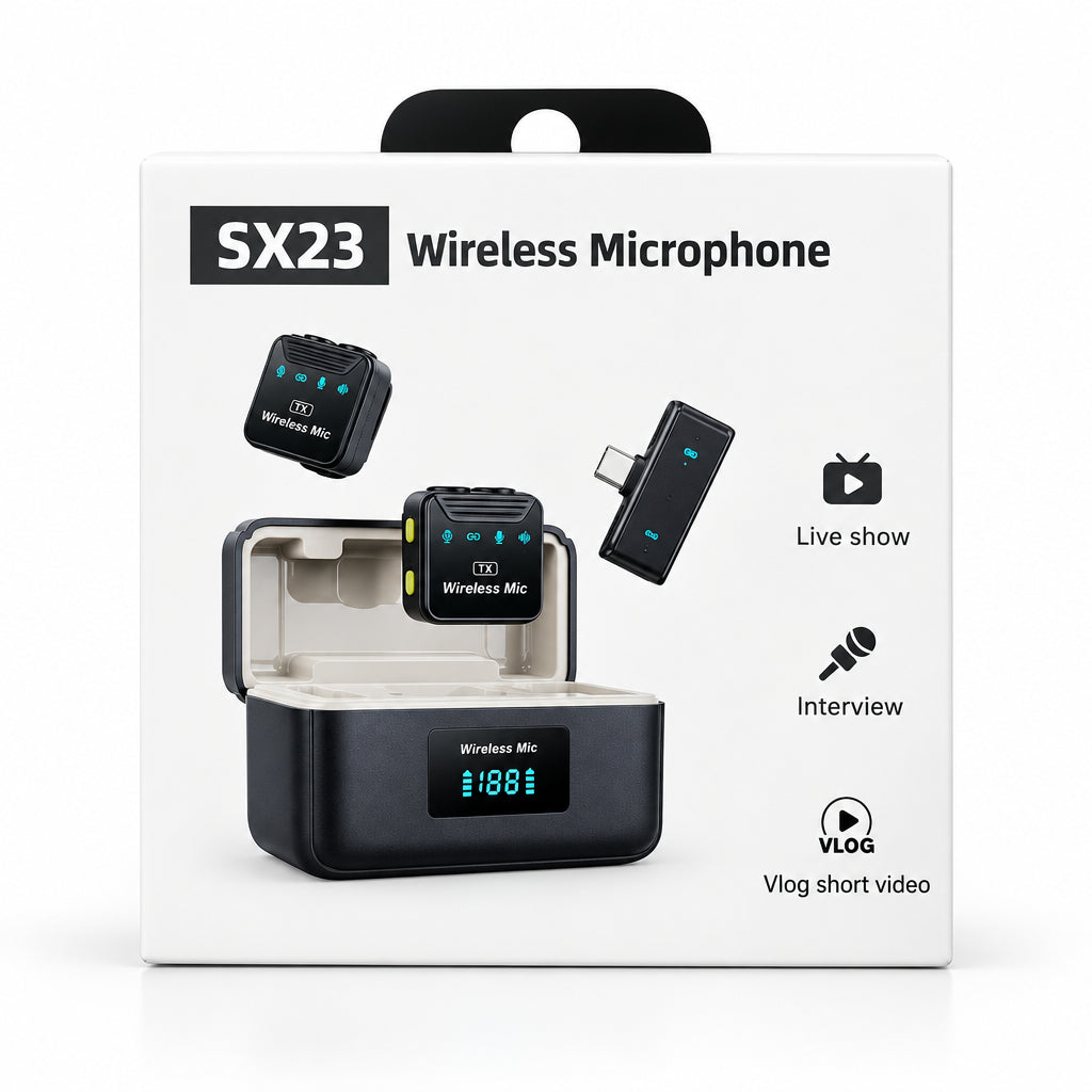 Micrófonos Inalámbricos SX23 Type-Cy Lightning.