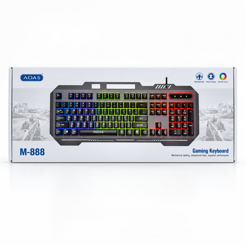 Teclado Gamer AOAS M-888