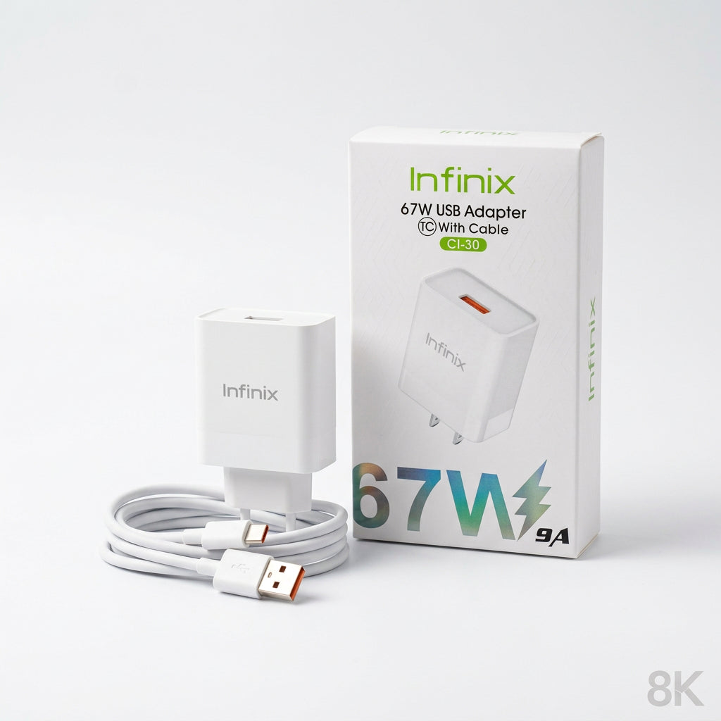 Cargador Infinix 67W con Cable Tipo-C