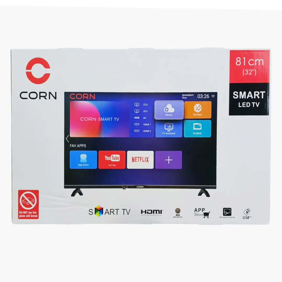 Smart TV Corn 32" + Base